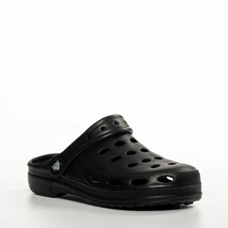 Детски чехли  черни от синтетичен материал  Theona