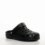 Детски чехли  черни от синтетичен материал  Theona