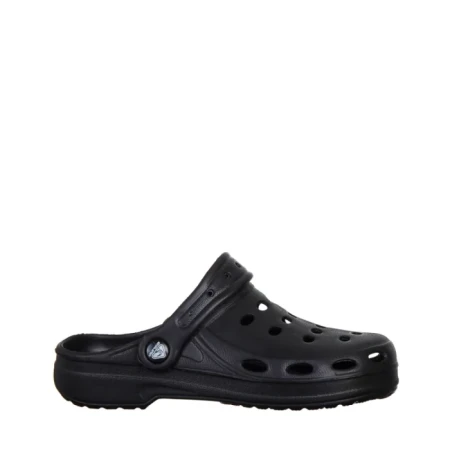 Детски чехли  черни от синтетичен материал  Theona