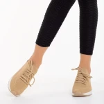 Дамски спортни обувки  каки  от текстилен материал  Riolla