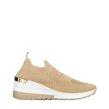 Дамски спортни обувки  каки  от текстилен материал  Misima