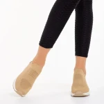 Дамски спортни обувки  каки  от текстилен материал  Misima