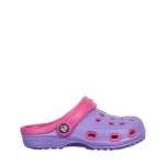 Детски чехли лилави  с розово от синтетичен материал  Ibrahim