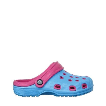 Детски чехли сини с розово  от синтетичен материал  Ibrahim