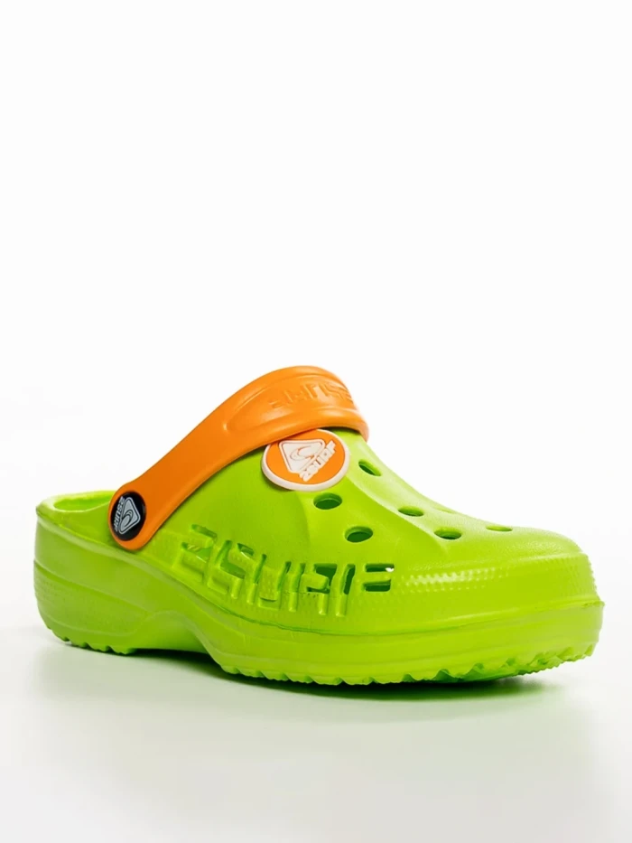 Детски чехли зелени  от синтетичен материал  Harvey