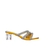 Дамски чехли  жълти  от еко кожа  Paquita