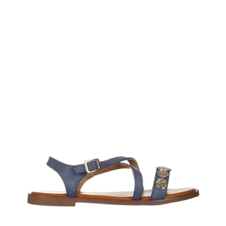Дамски сандали  сини  от еко кожа  Xavia