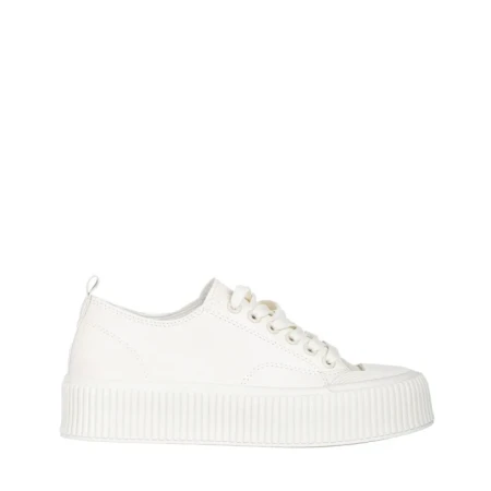 Дамски кецове  бежови от еко кожа  Dionne