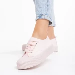 Дамски кецове  розови от еко кожа  Dionne