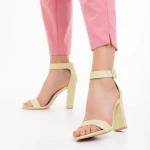 Дамски сандали  зелени  от еко кожа  Dakota