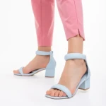 Дамски сандали  сини  от еко кожа  Robyn