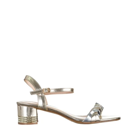 Дамски сандали златисти от еко кожа  Sloane