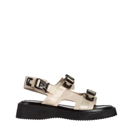 Дамски сандали бежови   от еко кожа  Caroline