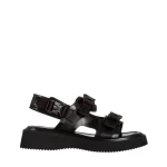 Дамски сандали  черни  от еко кожа  Caroline