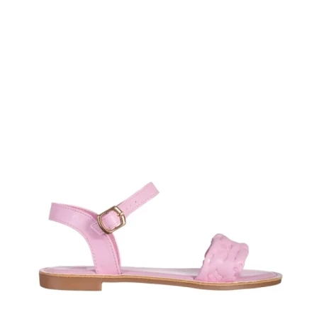 Дамски сандали  розови от еко кожа  Deema