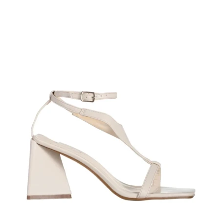 Дамски сандали  бежови  от еко кожа  Francine