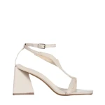 Дамски сандали  бежови  от еко кожа  Francine