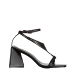Дамски сандали  черни  от еко кожа  Francine