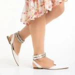 Дамски обувки  бели  от еко кожа  Becky