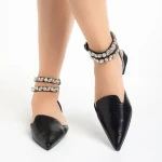 Дамски обувки  черни  от еко кожа  Becky