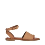 Дамски сандали камел  от естествена кожа  Danessa