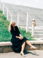 Дамски сандали  зелени от естествена кожа  Danessa