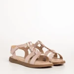 Детски сандали  розови от еко кожа  Linda
