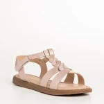 Детски сандали  розови от еко кожа  Linda