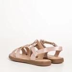 Детски сандали  розови от еко кожа  Linda