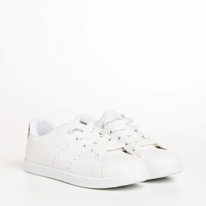 Детски спортни обувки  бели  от еко кожа  Omar