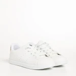 Детски спортни обувки  бели  от еко кожа  Omar