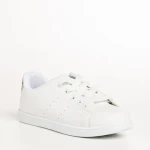 Детски спортни обувки  бели  от еко кожа  Omar