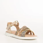Детски сандали  златисти  от еко кожа  Pearl