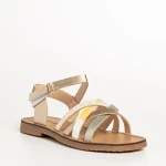 Детски сандали  златисти  от еко кожа  Tammy