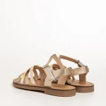 Детски сандали  златисти  от еко кожа  Tammy