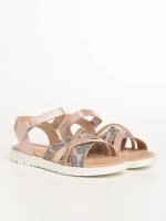 Детски сандали  розови от еко кожа  Pearl