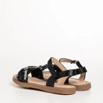 Детски сандали  черни  от еко кожа  Raima