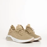 Мъжки спортни обувки бежови  от текстилен материал Riddel