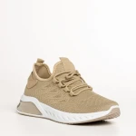 Мъжки спортни обувки бежови  от текстилен материал Riddel