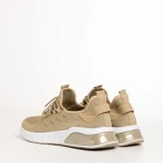 Мъжки спортни обувки бежови  от текстилен материал Riddel