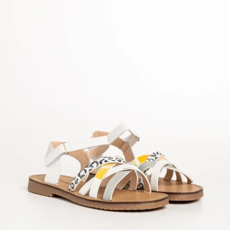 Детски сандали бели  от еко кожа  Tammy