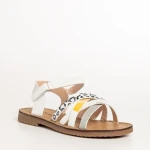Детски сандали бели  от еко кожа  Tammy