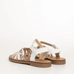 Детски сандали бели  от еко кожа  Tammy