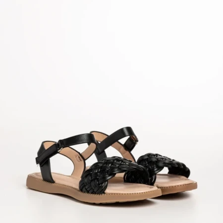 Детски сандали  черни  от еко кожа  Winnie