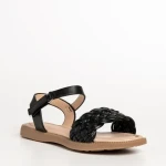 Детски сандали  черни  от еко кожа  Winnie
