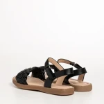 Детски сандали  черни  от еко кожа  Winnie
