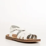 Детски сандали бели  от еко кожа  Kristen
