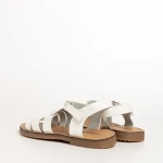 Детски сандали бели  от еко кожа  Kristen