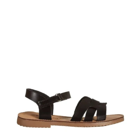 Детски сандали  черни  от еко кожа  Kristen