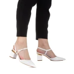 Дамски сандали  Miracle бели